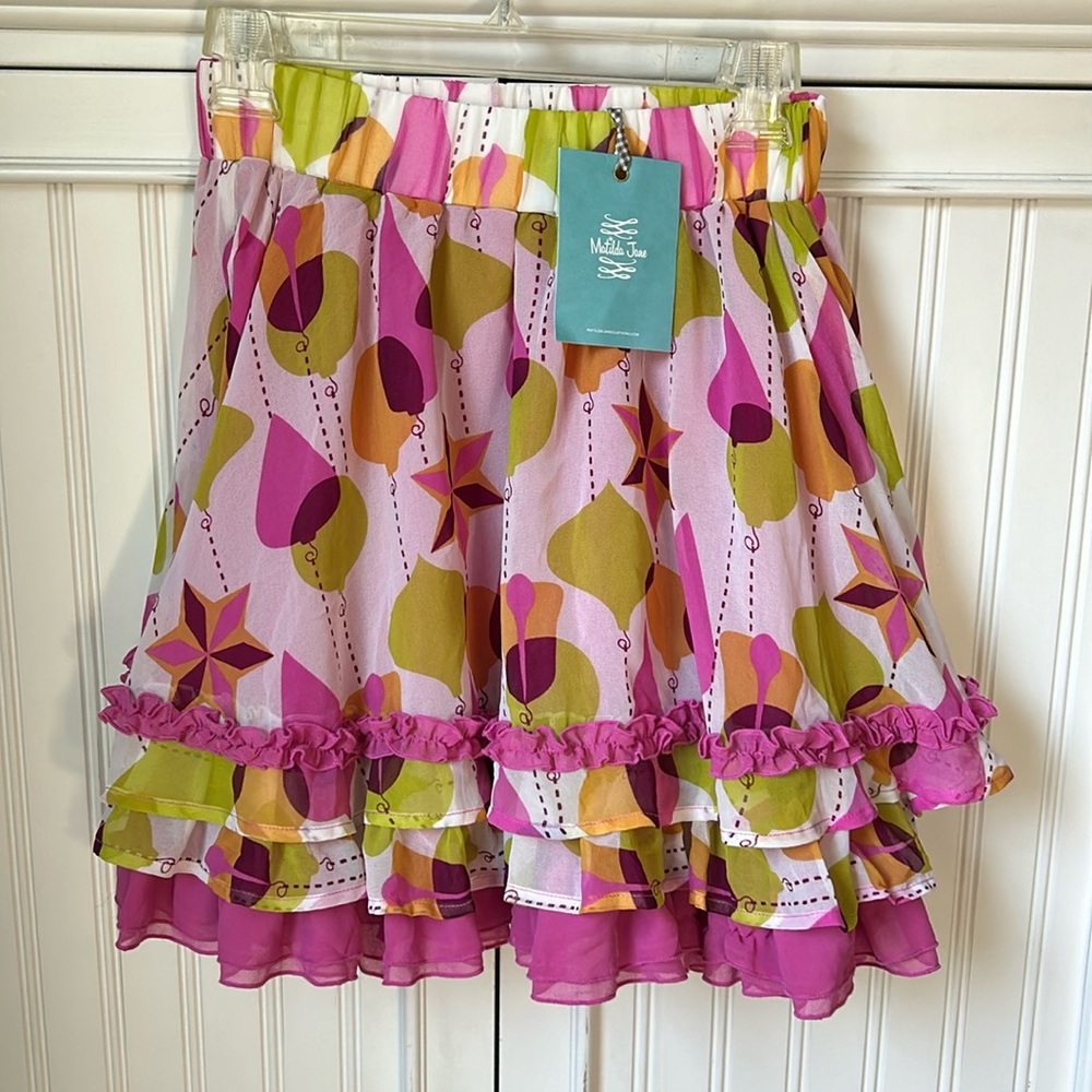 NWT Matilda Jane Paint By Number All The Baubles Layered Skirt
